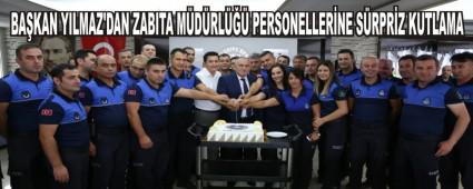 BAKAN YILMAZ'DAN ZABITA MDRL PERSONELLERNE SRPRZ KUTLAMA