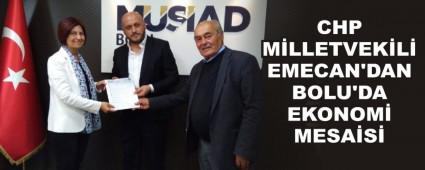 CHP MLLETVEKL EMECAN'DAN BOLU'DA EKONOM MESAS