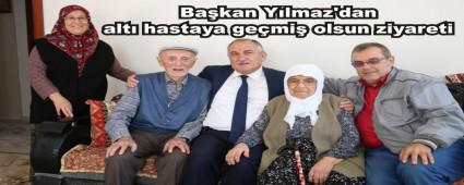 Bakan Ylmaz'dan alt hastaya gemi olsun ziyareti