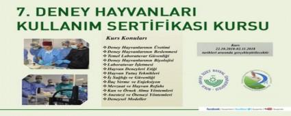 Deney Hayvanlar Kullanm Kursu alyor
