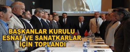 BAKANLAR KURULU ESNAF VE SANATKARLAR N TOPLANDI