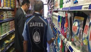 Ekipler bakkal ve marketleri denetledi