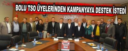 BOLU TSO YELERNDEN KAMPANYAYA DESTEK STED