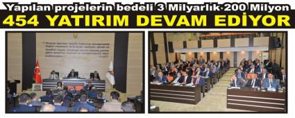Yaplan projelerin bedeli 3 Milyarlk 200 Milyon