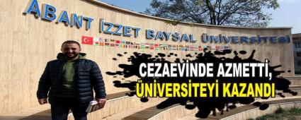 CEZAEVNDE AZMETT, NVERSTEY KAZANDI