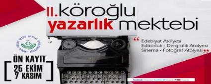 Krolu Yazarlk Mektebi balyor