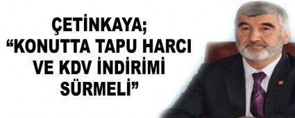 ETNKAYA; KONUTTA TAPU HARCI VE KDV NDRM SRMELݔ