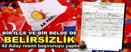 42 Aday resmi bavuruyu yapt