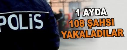 1 AYDA 108 AHSI YAKALADILAR