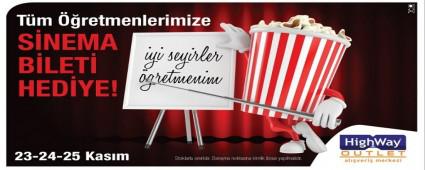 retmenlerin sinema bileti Highway'den!