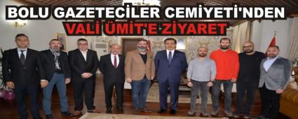 BOLU GAZETECLER CEMYET'NDEN VAL MT'E ZYARET