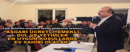 Fatih Metin\'den kiraclarn yzn gldrecek aklama