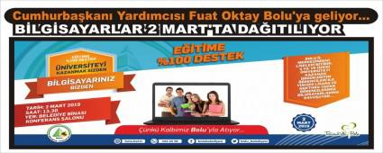 Cumhurbakan Yardmcs Fuat Oktay Bolu'ya geliyor