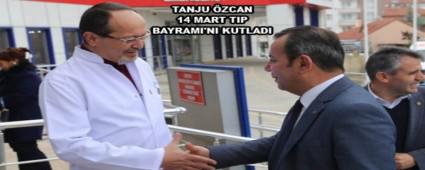 TANJU ZCAN 14 MART TIP BAYRAMI\'NI KUTLADI