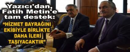Yazc\'dan, Fatih Metin\'e tam destek