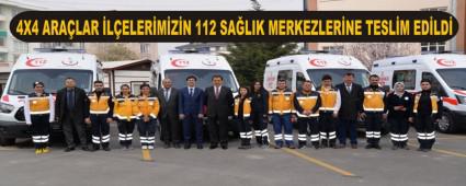 4X4 ARALAR LELERMZN 112 SALIK MERKEZLERNE TESLM EDLD
