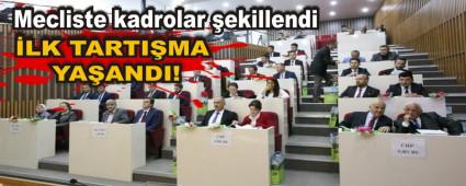 Mecliste kadrolar ekillendi