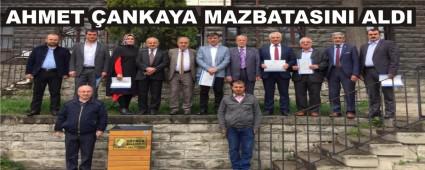 AHMET ANKAYA MAZBATASINI ALDI