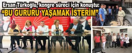 Ersan Trkolu, kongre sreci iin konutu