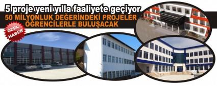 5 proje yeni ylla faaliyete geiyor