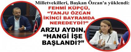 Milletvekilleri, Bakan zcan\'a yklendi