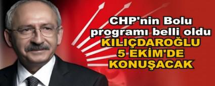 CHP\'nin Bolu program belli oldu