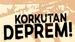 stanbul\'da deprem! BOLU\'DA DA HSSEDLD