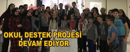 OKUL DESTEK PROJES DEVAM EDYOR