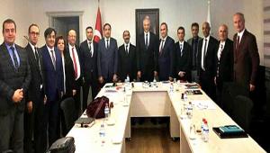 TURZM OTELCLK, BAKANLIKTAK TOPLANTIYA KATILDI