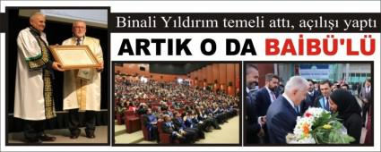 Binali Yldrm temeli att, al yapt