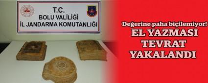 Jandarmadan tarihi eser operasyonu