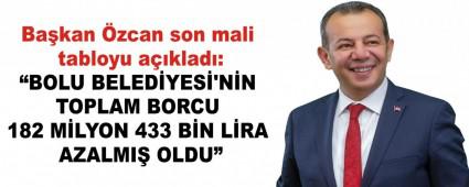 Bakan zcan son mali tabloyu aklad