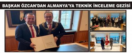 BAKAN ZCAN\'DAN ALMANYA\'YA TEKNK NCELEME GEZS