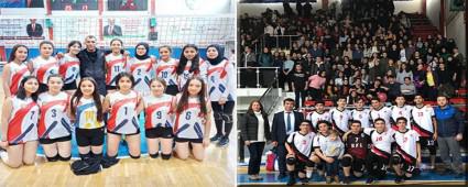 LSELERDE VOLEYBOL AMPYONLARI BELL OLDU