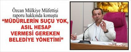 zcan Mlkiye Mfettii raporu hakknda konutu