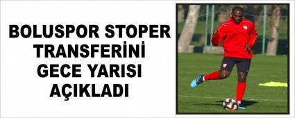 BOLUSPOR STOPER TRANSFERN GECE YARISI AIKLADI