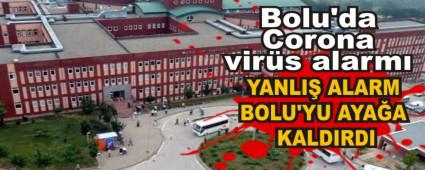 Bolu\'da Corona virs alarm
