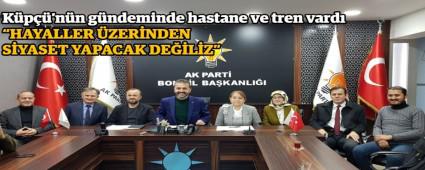 Kp\'nn gndeminde hastane ve tren vard