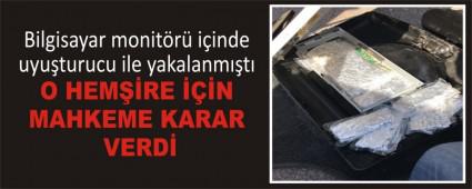 Bilgisayar monitr iinde uyuturucu ile yakalanmt