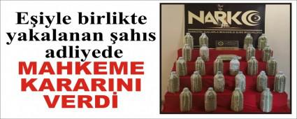 Eiyle birlikte yakalanan ahs adliyede