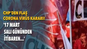 CHP\'den Korona Virs karar!