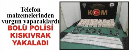 Telefon malzemelerinden vurgun yapacaklard