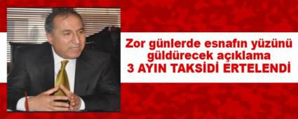 Zor gnlerde esnafn yzn gldrecek aklama