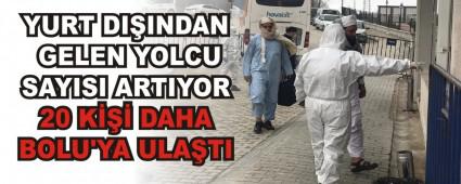 YURT DIINDAN GELEN YOLCU SAYISI ARTIYOR