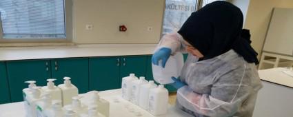 BAB, renci ve Personeli in Dezenfektan retti