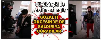 Byk tepki ile gzaltna alndlar