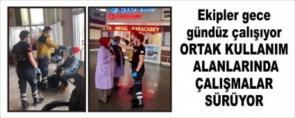 Ekipler gece gndz alyor