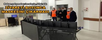 Bakan almalar inceleyip, bilgi ald