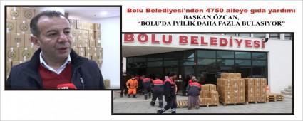 Bolu Belediyesi\'nden 4750 aileye gda yardm