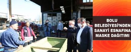 BOLU BELEDYES\'NDEN SANAY ESNAFINA MASKE DAITIMI